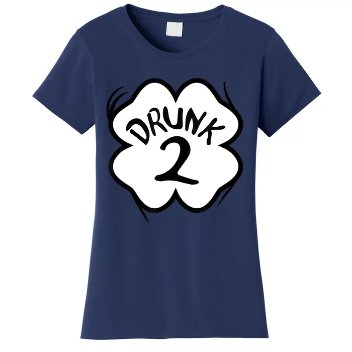 Drunk 2 St Pattys Day Green Tee Drinking Team Group Matching Women's T-Shirt