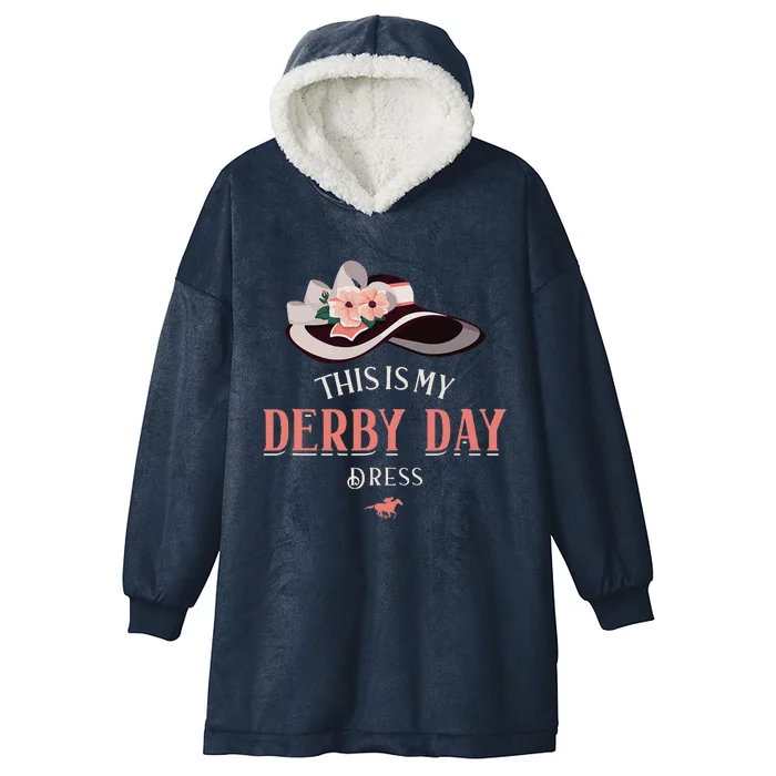 Derby 2024 This Is My Derby Dress Hooded Wearable Blanket