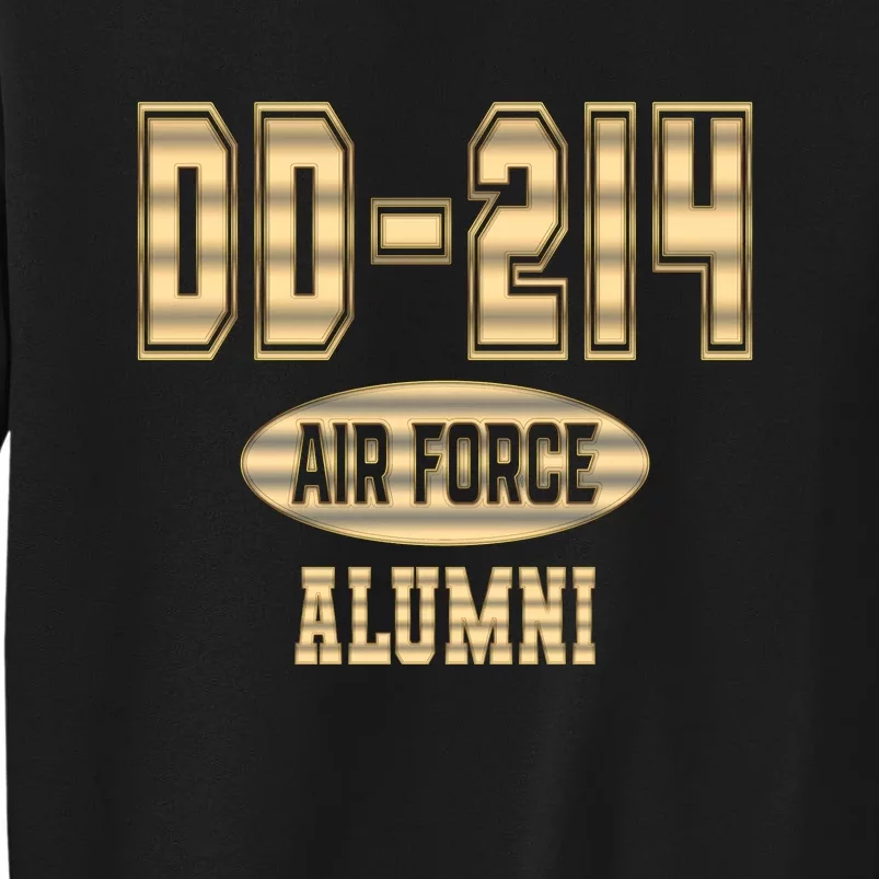 DD 214 US Air Force Alumni USAF Retired Veterans Tall Sweatshirt