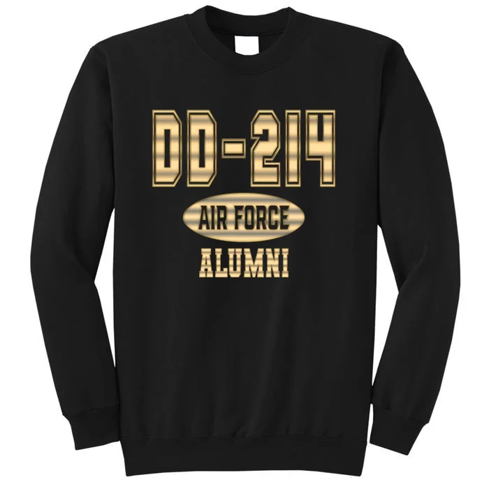 DD 214 US Air Force Alumni USAF Retired Veterans Tall Sweatshirt