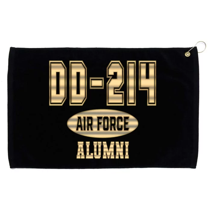 DD 214 US Air Force Alumni USAF Retired Veterans Grommeted Golf Towel