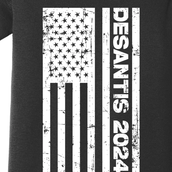 Desantis 2024 USA Flag Ron Desantis 2024 Election Desantis President 2024 Baby Bodysuit