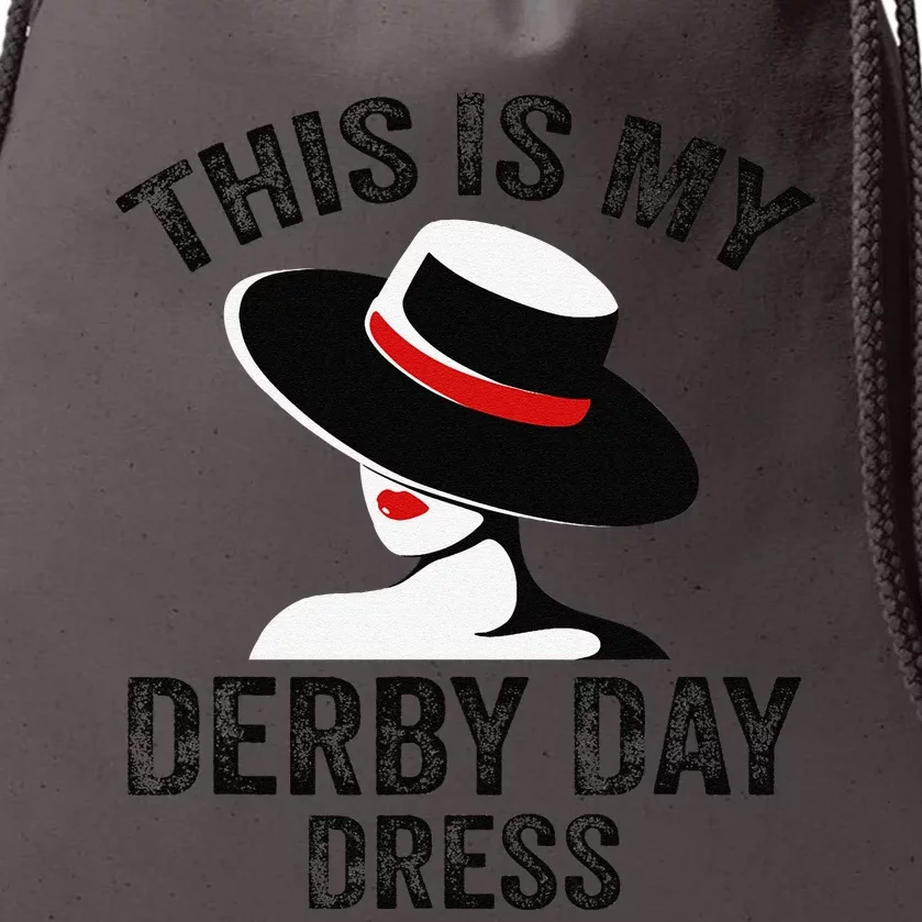 Derby 2024 Women This Is My Derby Dress Drawstring Bag