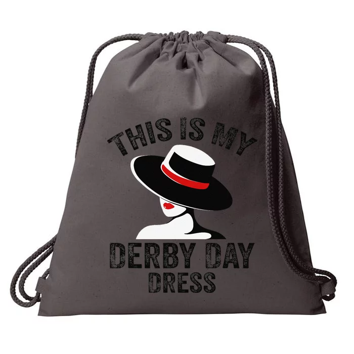 Derby 2024 Women This Is My Derby Dress Drawstring Bag