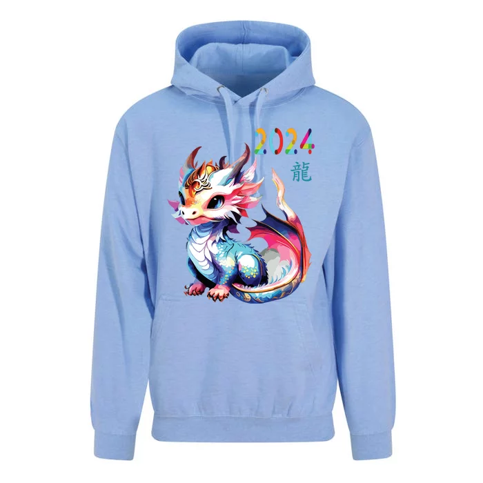 Dragon 2024 Year Of The Dragon Happy Lunar New Year 2024 Unisex Surf Hoodie