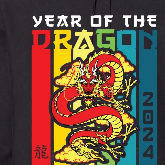 Dragon 2024 Year Of The Dragon Happy Lunar New Year 2024 Premium Hoodie