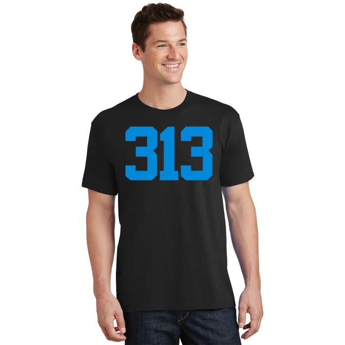 2023 Detroit Lions Three Thirteen Area Code T-Shirt, hoodie