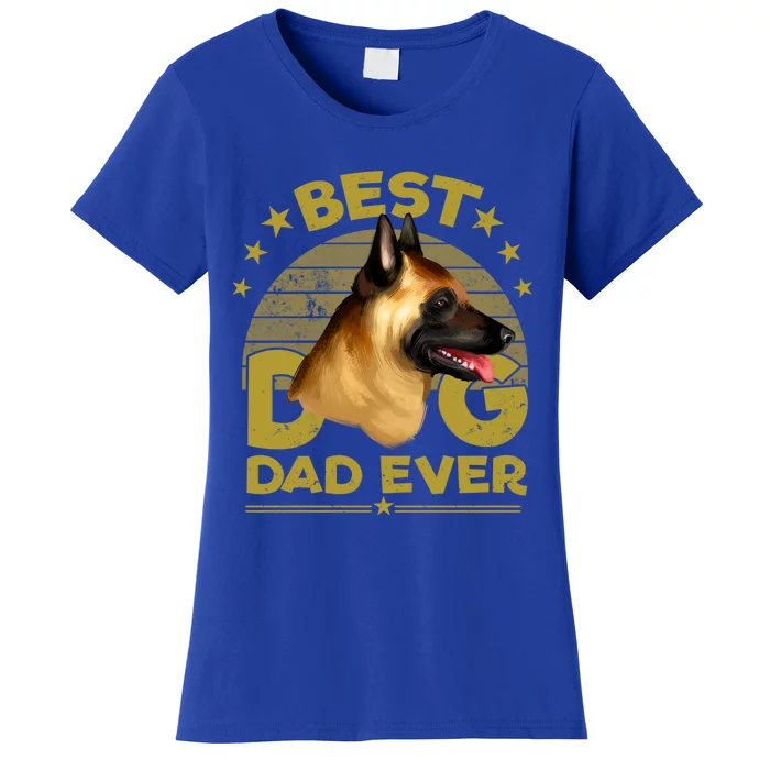 Dogs 365 Best Belgian Malinois Dog Dad Ever Gift Funny Gift Women's T-Shirt