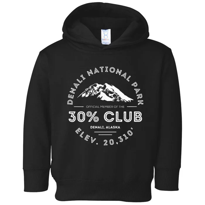 Denali 30 Club Alaska National Park Souvenir Toddler Hoodie