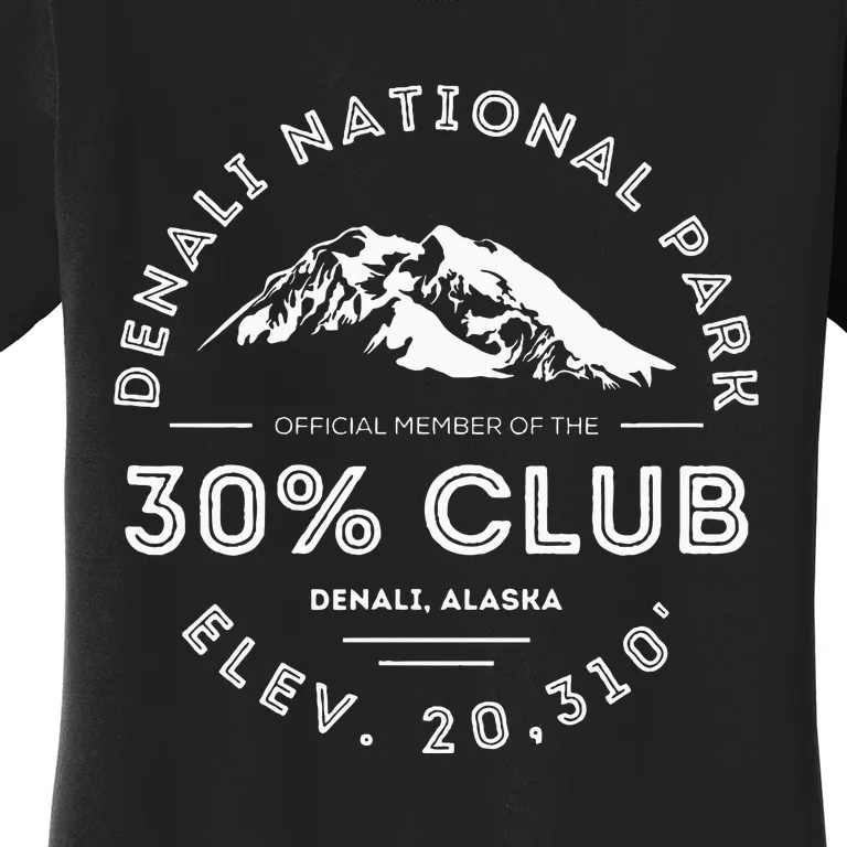 Denali 30 Club Alaska National Park Souvenir Women's T-Shirt