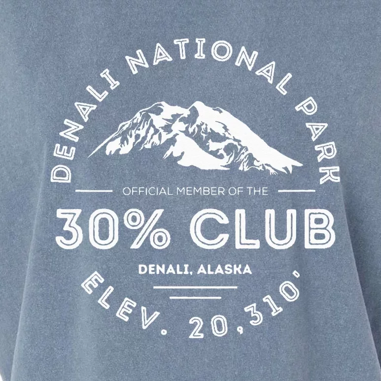 Denali 30 Club Alaska National Park Souvenir Garment-Dyed Women's Muscle Tee