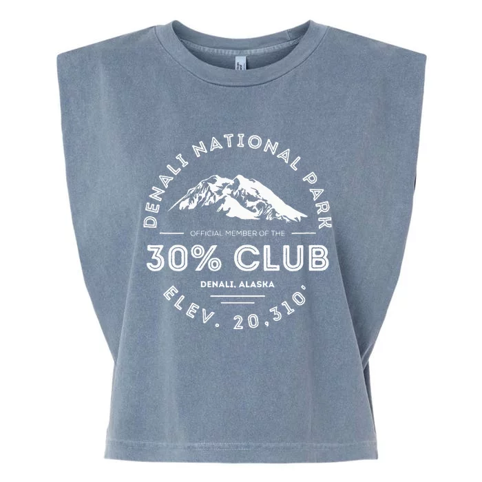 Denali 30 Club Alaska National Park Souvenir Garment-Dyed Women's Muscle Tee