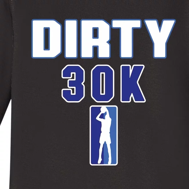 Dirk 30k Dirty 30 Basketball 30000 Points Baby Long Sleeve Bodysuit