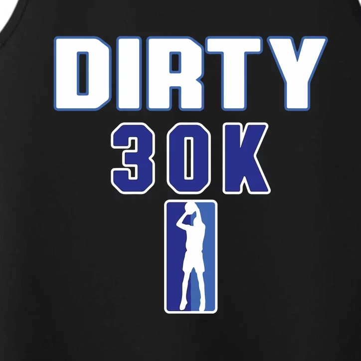 Dirk 30k Dirty 30 Basketball 30000 Points Performance Tank