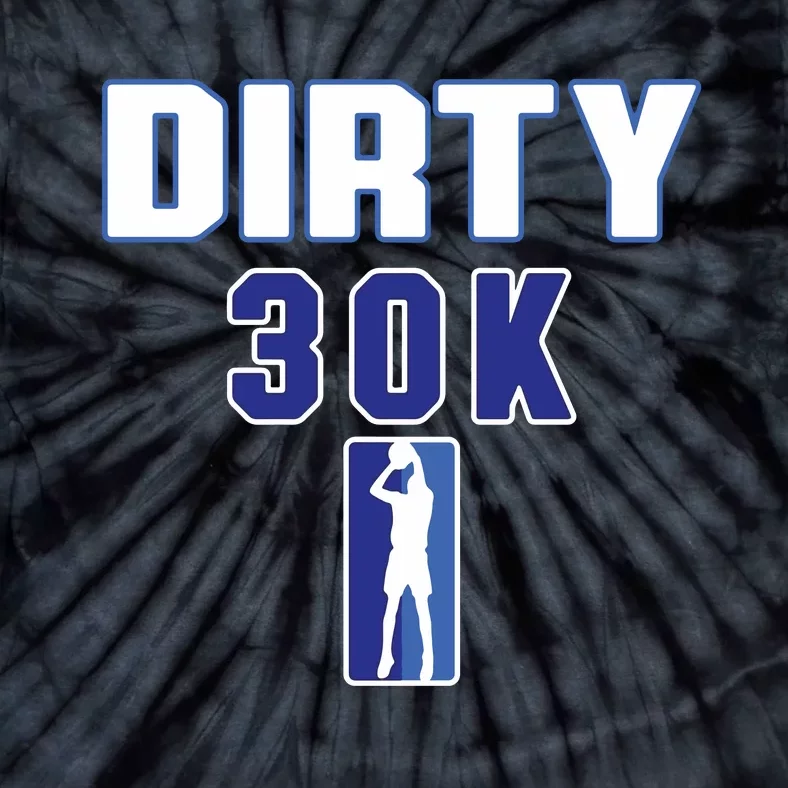 Dirk 30k Dirty 30 Basketball 30000 Points Tie-Dye T-Shirt