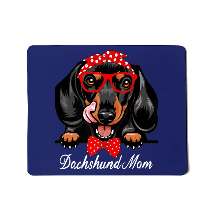 Dogs 365 Dachshund Mom Cute Dachshund Mom Dog Lover Gift Mousepad