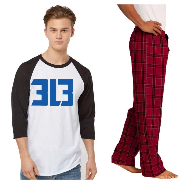 Detroit 313 Raglan Sleeve Pajama Set