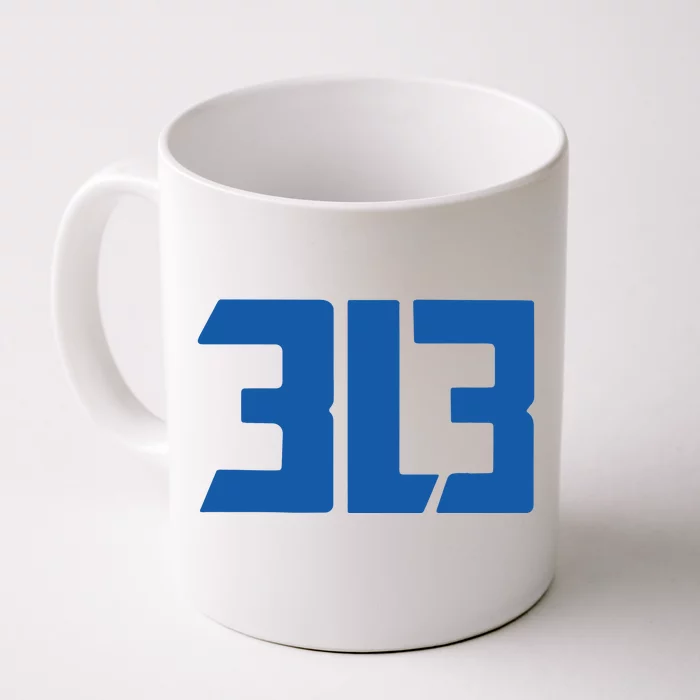 Detroit 313 Front & Back Coffee Mug