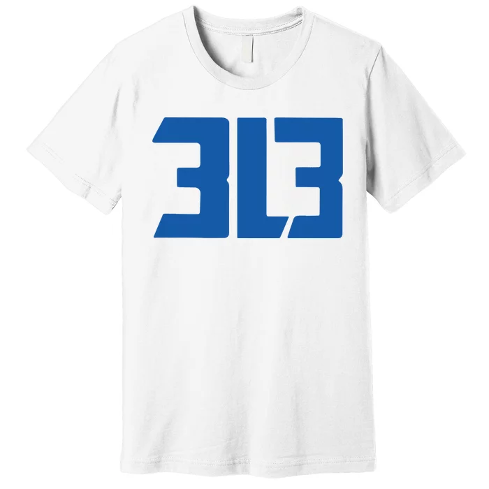 Detroit 313 Premium T-Shirt