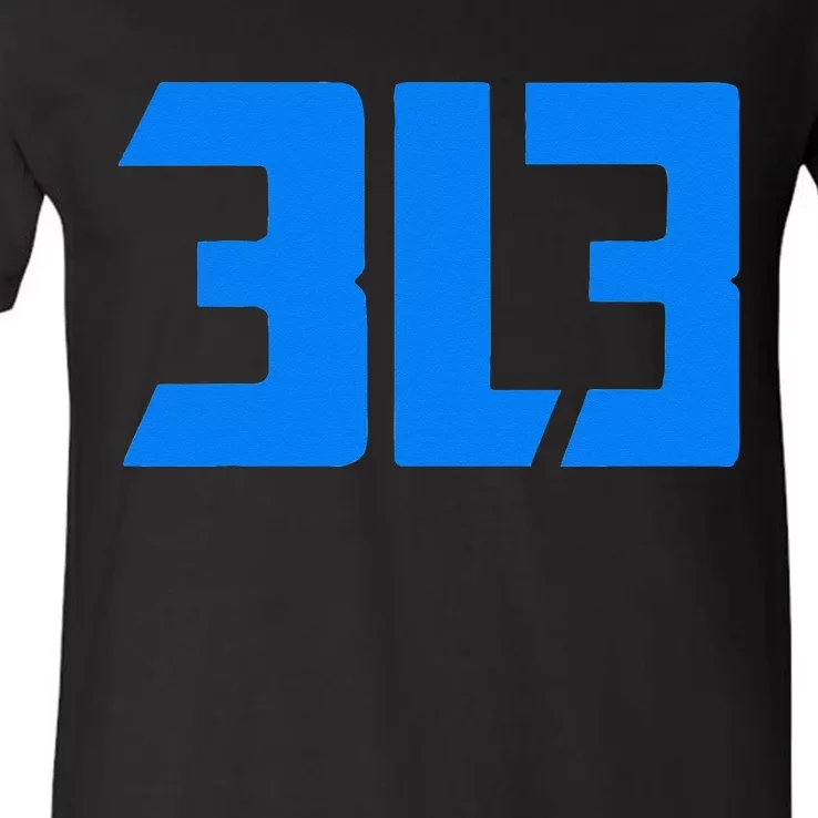 Detroit 313 V-Neck T-Shirt