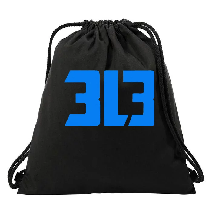 Detroit 313 Drawstring Bag