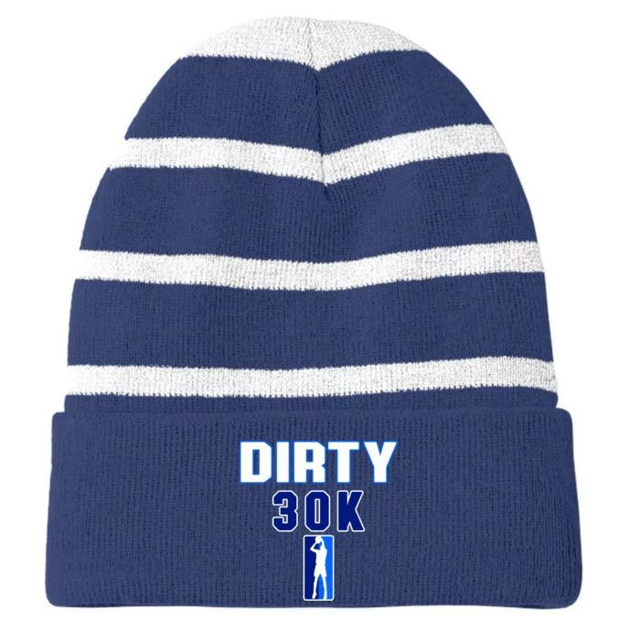 Dirk 30k Dirty 30 Basketball 30000 Points Pts Striped Beanie with Solid Band