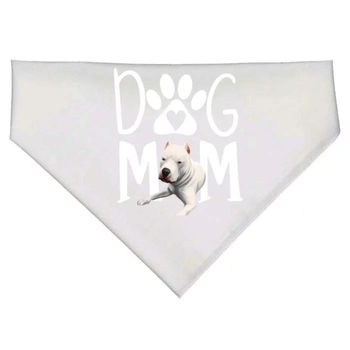 Dogs 365 Dogo Argentino Dog Mom Gift Cute Gift USA-Made Doggie Bandana