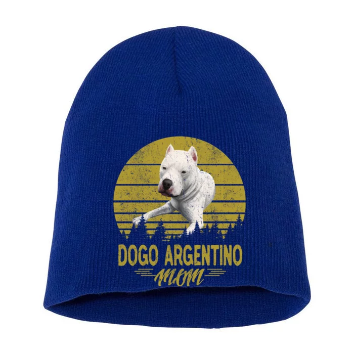 Dogs 365 Dogo Argentino Mom Dog Gift Gift Short Acrylic Beanie