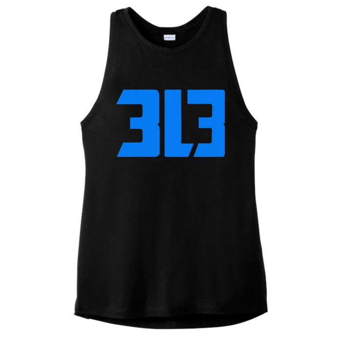 Detroit 313 Ladies Tri-Blend Wicking Tank