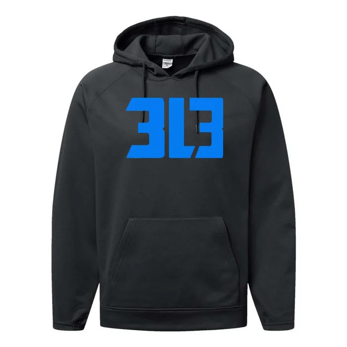 Detroit 313 Performance Fleece Hoodie