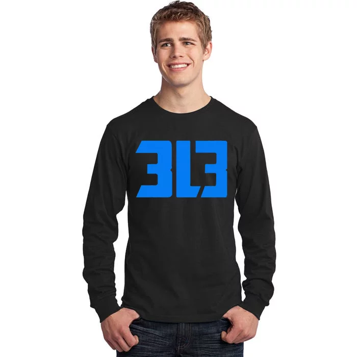 Detroit 313 Tall Long Sleeve T-Shirt