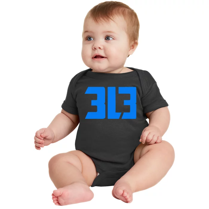 Detroit 313 Baby Bodysuit