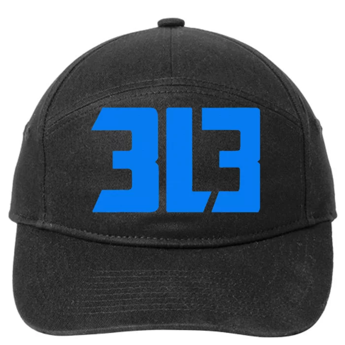 Detroit 313 7-Panel Snapback Hat