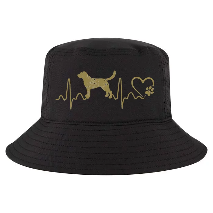 Dogs 365 Heartbeat Labrador Retriever Dog Rescue Lifeline Cool Comfort Performance Bucket Hat