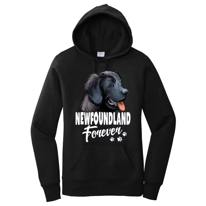 Dogs 365 Newfoundland Forever Cute Dog Lover Gift Women's Pullover Hoodie