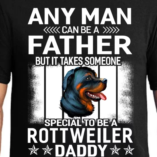 Dogs 365 Rottweiler Dog Daddy Dad Gift Funny Gift Pajama Set