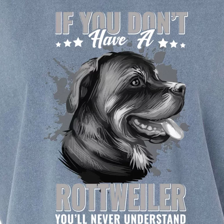 Dogs 365 Rottweiler You'll Never Understand Funny Gift Garment-Dyed Women's Muscle Tee