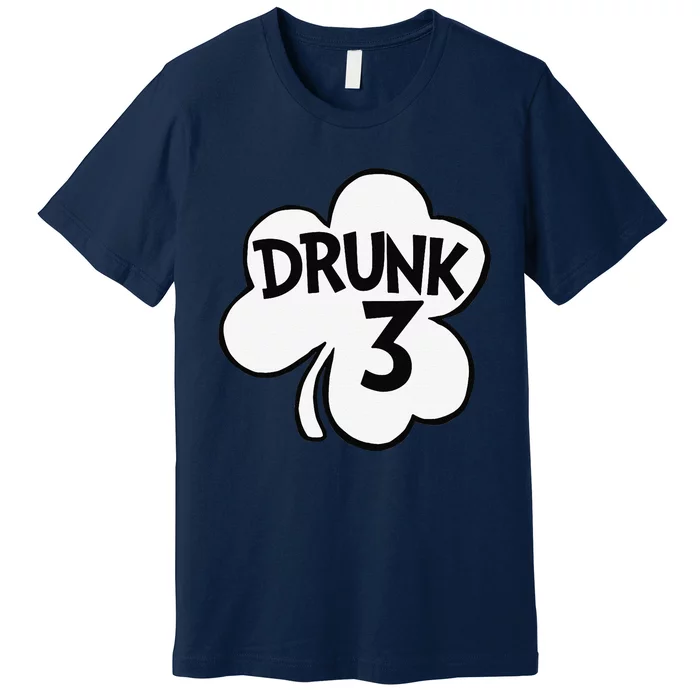 Drunk 3 Saint Patrick's Day Party Group Premium T-Shirt