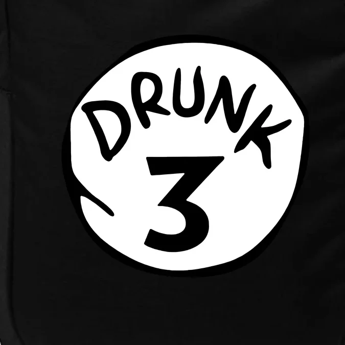 Drunk 3 St Patrick Day Funny Drunk Beer Pong Drunk 3 Impact Tech Backpack