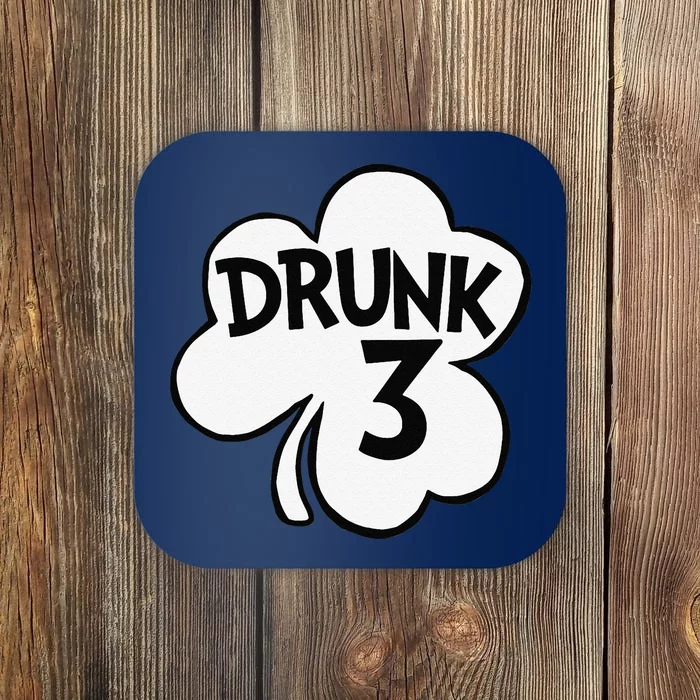 Drunk 3 Saint Patrick's Day Party Group Coaster