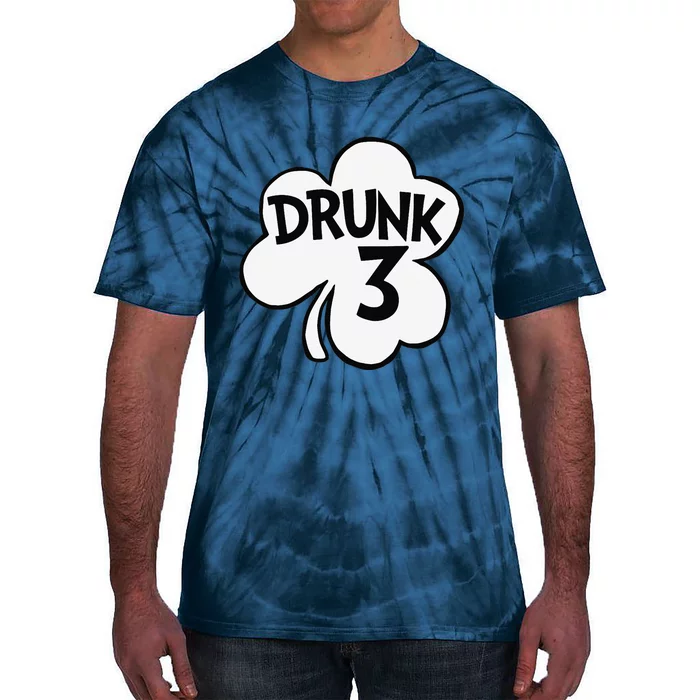 Drunk 3 Saint Patrick's Day Party Group Tie-Dye T-Shirt