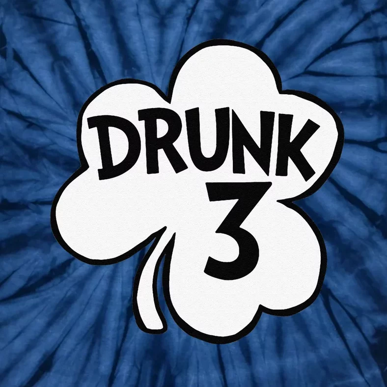 Drunk 3 Saint Patrick's Day Party Group Tie-Dye T-Shirt