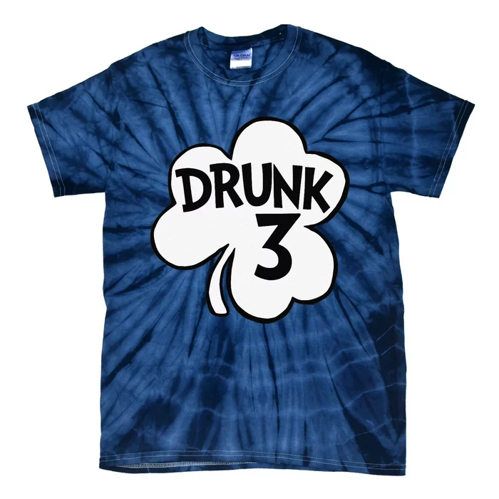 Drunk 3 Saint Patrick's Day Party Group Tie-Dye T-Shirt