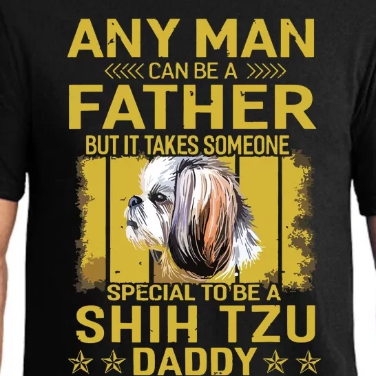 Dogs 365 Shih Tzu Dog Daddy Dad Gift For Men Pajama Set