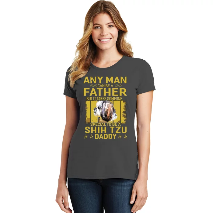 Dogs 365 Shih Tzu Dog Daddy Dad Gift For Men Women's T-Shirt