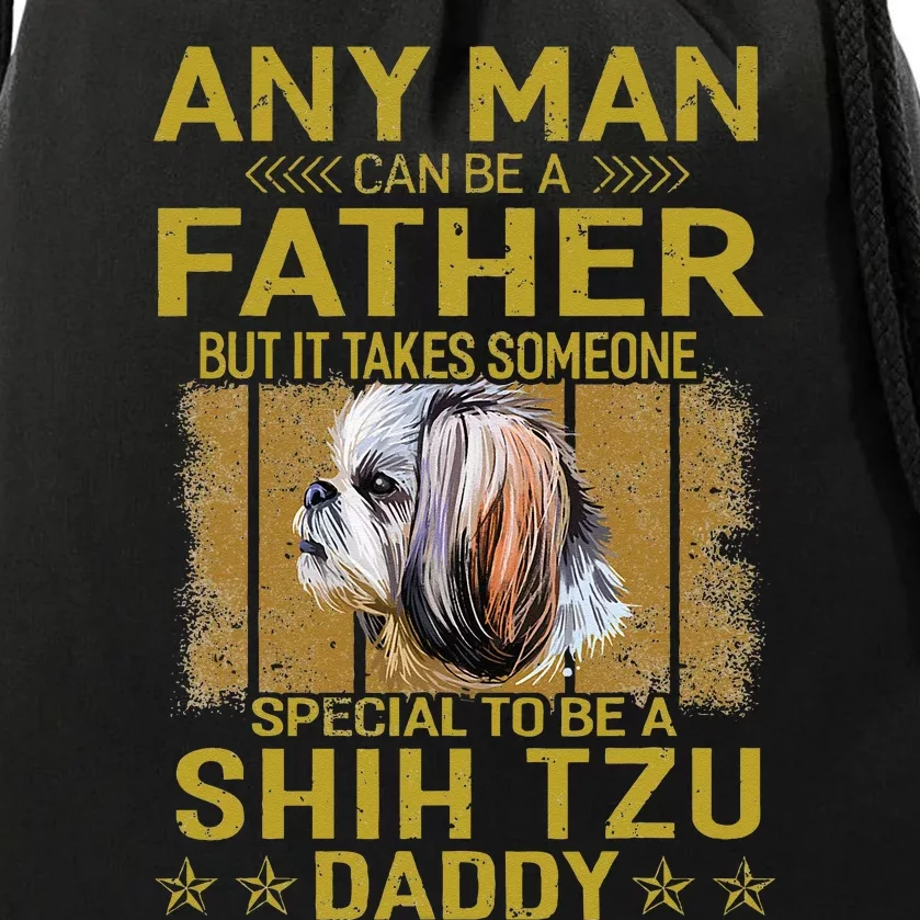 Dogs 365 Shih Tzu Dog Daddy Dad Gift Drawstring Bag