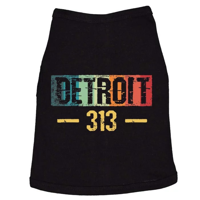 Detroit 313 Vintage Doggie Tank