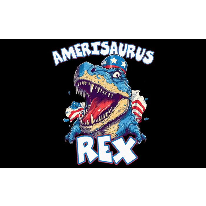 Dinosaur 4th of July Amerisaurus T Rex Bumper Sticker