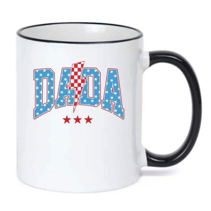 Dada 4th Of July Usa Festive Black Color Changing Mug