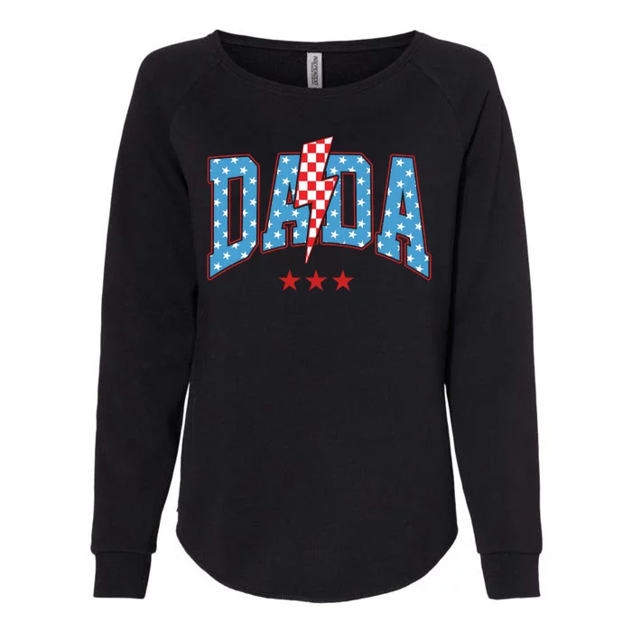 Dada 4th Of July Usa Festive Womens California Wash Sweatshirt